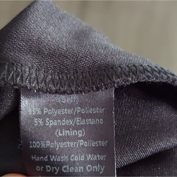 Windsor Black Mermaid Open Back Ruffle Dress Medium - Picture 7 of 9